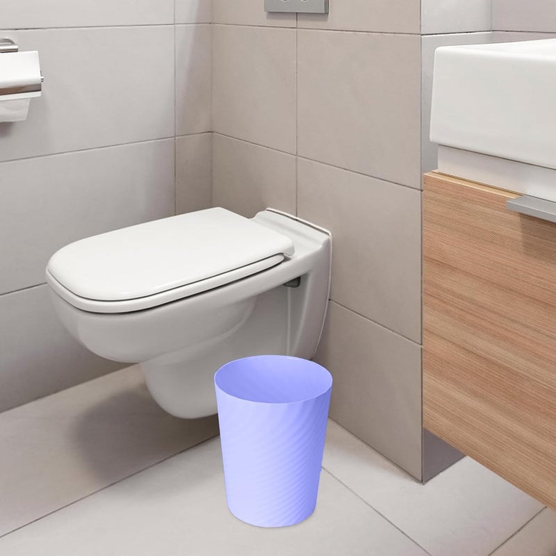 VKPLITE Small Plastic Trash Can - 1.8 Gallon - Light Purple - Wastebasket Garbage Can Container - Image 5